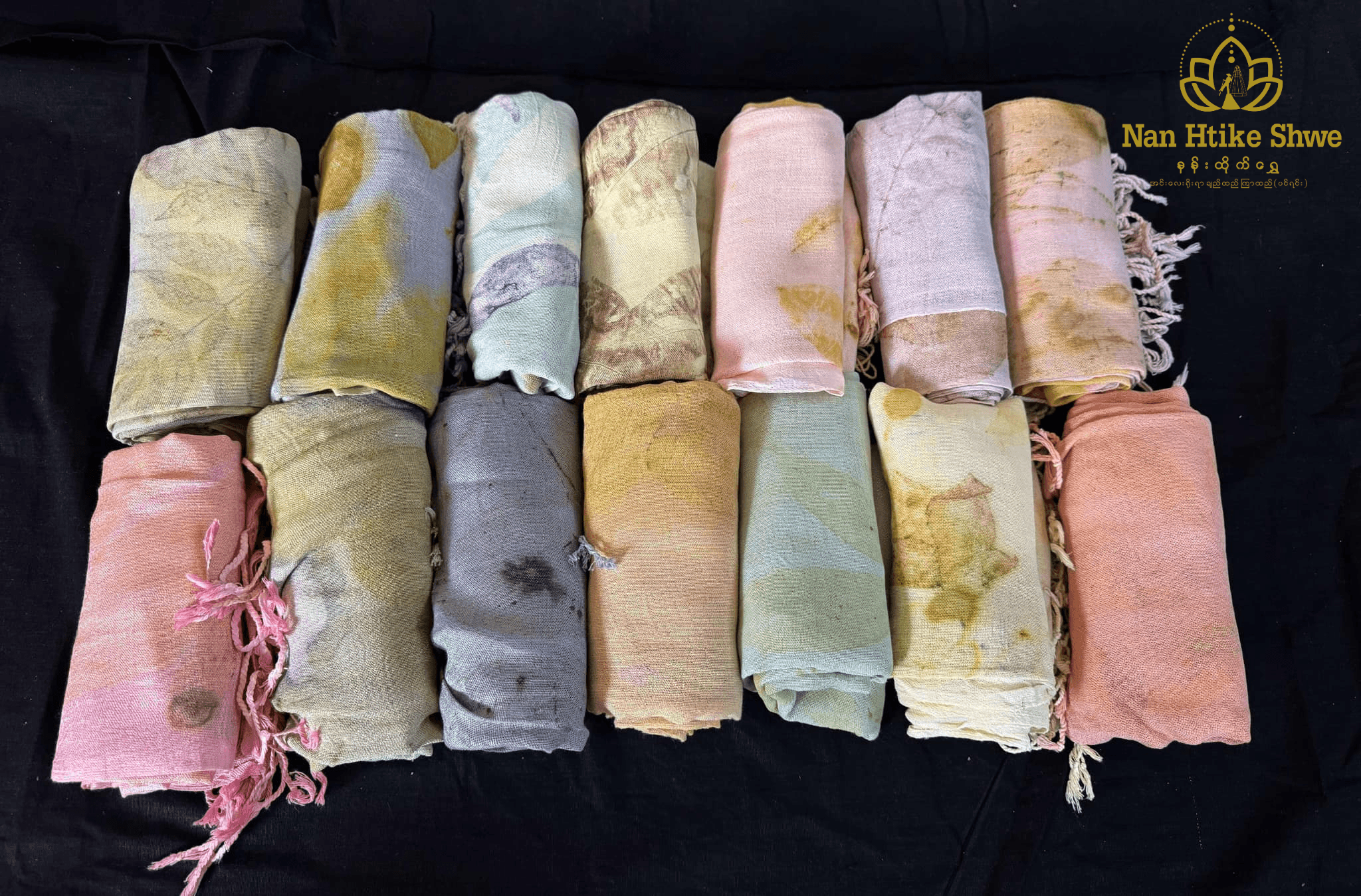 Luxurious ivory silk shawl draped elegantly